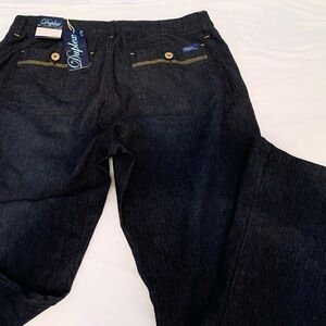 New size 12 Duplex Tyte wide leg jeans. Stretch fabric, beautiful fabric.